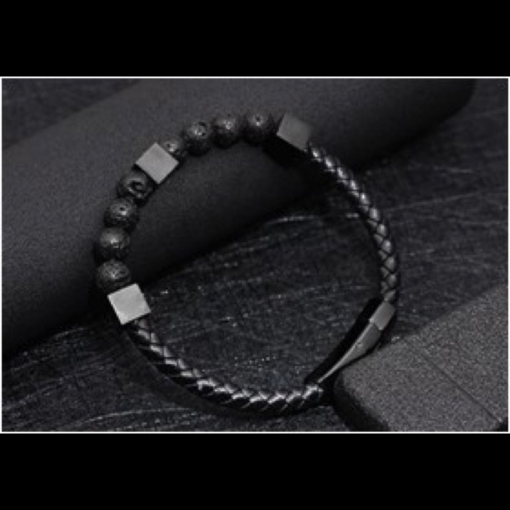 Men’s Rope and Beaded Bracelet